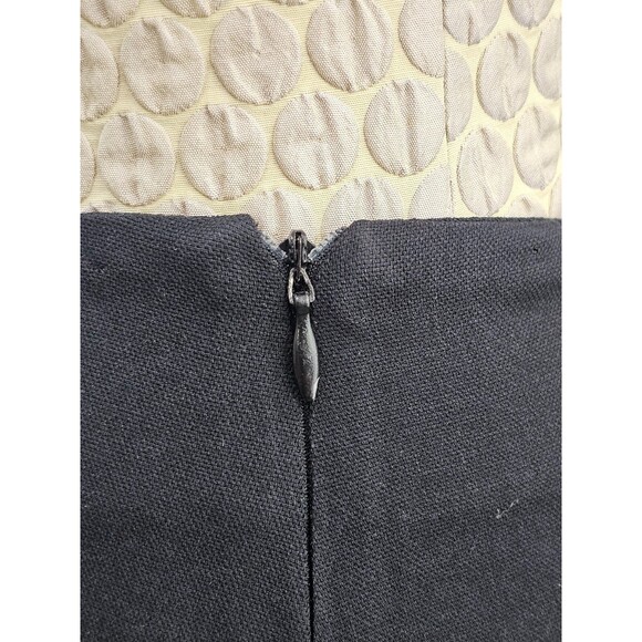 Allan Waller 10 Wool Blend Asymmetrical Black Maxi Dress Career Skirt EUC - Picture 6 of 10